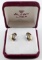 14 KT TWO TONED GOLD CLIP ON EARRINGS 3.5 GRAMS