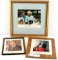 TWO GEORGE BUSH SR. AND BARBARA BUSH SIGNED PHOTOS