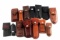 LOT OF 14 LEATHER KNIFE SHEATHS CARRY POUCH