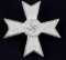 WWII GERMAN WAR MERIT 1ST CLASS WITHOUT SWORDS