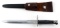STG 57 SWISS MILITARY BAYONET WITH LEATHER FROG