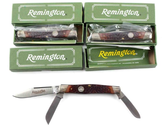 LOT OF 3 REMINGTON R8 STOCKMAN POCKET KNIFE LOT