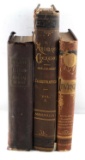 3 VINTAGE 1800S SCIENCE & IRVING ILLUSTRATED BOOKS