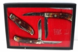 RIKER MOUNT OF 3 ROUGH RIDER POCKET KNIFE LOT