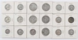 18 90% SILVER QUARTER & LIBERTY HALF LOT 5.60 FACE