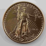 GOLD AMERICAN EAGLE 2020 1/10 OZT BU COIN