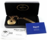 NIB MAGESTI MOONPHASE POCKET WATCH & KNIFE