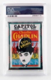 PSA GRADED CHARLIE CHAPLIN CLOTHING MATERIAL CUT