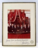 BOB DOLE AND JOHN HEINZ SIGNED AND INSCRIBED PHOTO