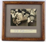 EISENHOWER BASEBALL OPENING DAY SIGNED PHOTOGRAPH