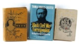 LOT OF 3 ANTIQUE US CIVIL WAR SHERMAN & LEE BOOKS