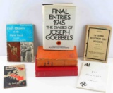 WWII GERMAN THIRD REICH GOEBBELS & HITLER BOOK LOT