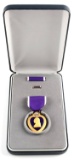 NAMED PURPLE HEART MEDAL IN CASE VIETNAM GULF WAR