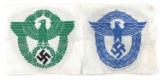 WWII GERMAN THIRD REICH POLICE SPORT SHIRT EAGLES