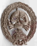 WWII GERMAN SPANISH CONDOR TANK BADGE