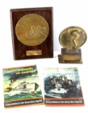 ASST WWII GERMAN LOT OLYMPIC MEDAL COMICS PLAQUE