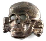 WWII GERMAN THIRD REICH SS TOTENKOPF VISOR SKULL