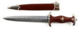 WWII GERMAN SA 1933 EM DAGGER AND SCABBARD