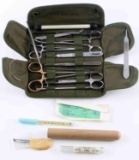 MILITARY 18 PIECE POST WWII MINOR SURGERY KIT