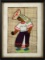 SOUTH AMERICAN NEEDLEPOINT & HORSE HAIR  FOLK ART