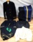 LOT OF 5 US AND CANADIAN MILITARY DRESS UNIFORMS