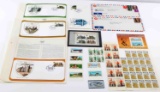 WORLD STAMP LOT CANADA BRITAIN FRANCE 1970'S 80'S