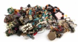 12 POUNDS UNSEARCHED BEAD & COSTUME JEWELRY LOT