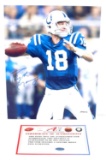 AUTOGRAPHED PEYTON MANNING COLTS PHOTO WITH COA