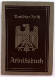 WWII GERMAN THIRD REICH ARBEITSBUCH WORK BOOK