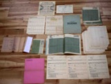 WWII GERMAN MILITARY PAPERS ARTILLERY FLIGHT GRIDS