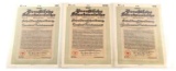 WWII THIRD REICH GERMAN BONDS PRUSSIA 1937