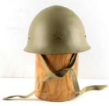 WWII JAPANESE IJA COMBAT STEEL TYPE 90 HELMET