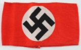 WWII GERMAN THIRD REICH NSDAP PRINTED ARMBAND