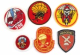 WWII US MILITARY AIRBORNE PATCH LOT OF 6