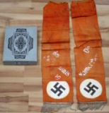 WWII THIRD REICH GERMAN FUNERAL CASKET SASH