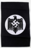 WWII GERMAN THIRD REICH BLACK NSDAP FLAG BANNER