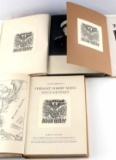 LOT 3 WWII GERMAN BOOKS W ADOLF HITLER'S EX LIBRIS