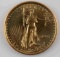 1993 GOLD 1/10 OZ AMERICAN EAGLE BU COIN