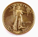 1999 1/10TH OUNCE AMERICAN EAGLE GOLD COIN BU