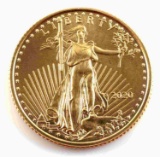 2020 GOLD 1/10 OZ AMERICAN EAGLE BU COIN