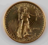 1993 GOLD 1/10 OZ AMERICAN EAGLE BU COIN