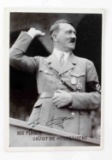 WWII GERMAN AUTOGRAPHED PHOTO OF ADOLF HITLER