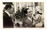 WWII GERMAN AUTOGRAPHED PHOTO OF GOEBBELS & HITLER