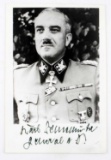 WWII GERMAN KARL DEMELHUBER AUTOGRAPHED PHOTO