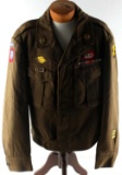 WWII 17TH & 82ND US AIRBORNE ARTILLERY IKE JACKET