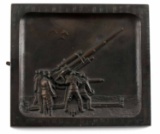 WWII THIRD REICH LUFTWAFFE BRONZE WALL PLAQUE