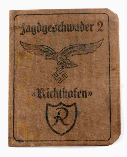 WWII GERMAN LUFTWAFFE RICHTHOFEN SQUAD ID BOOK