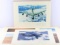 LOT OF 7 MODERN U.S. AIR FORCE AIR CRAFT PRINTS