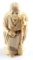 JAPANESE MEIJI PERIOD IVORY OKIMONO FEMALE FIGURAL