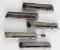 LOT OF 5 ORIGINAL WWI & WWII LUGER P08 MAGAZINES